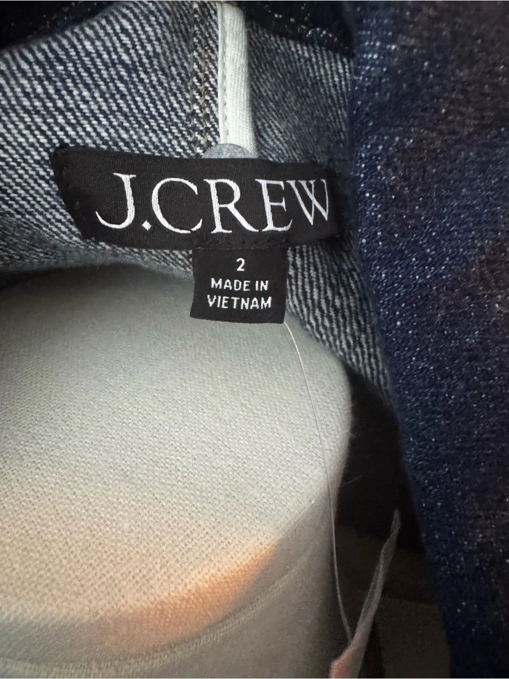 J. Crew structured indigo